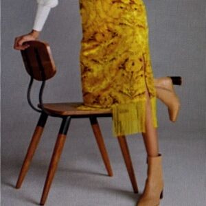 Yellow Floral Women's Skirt